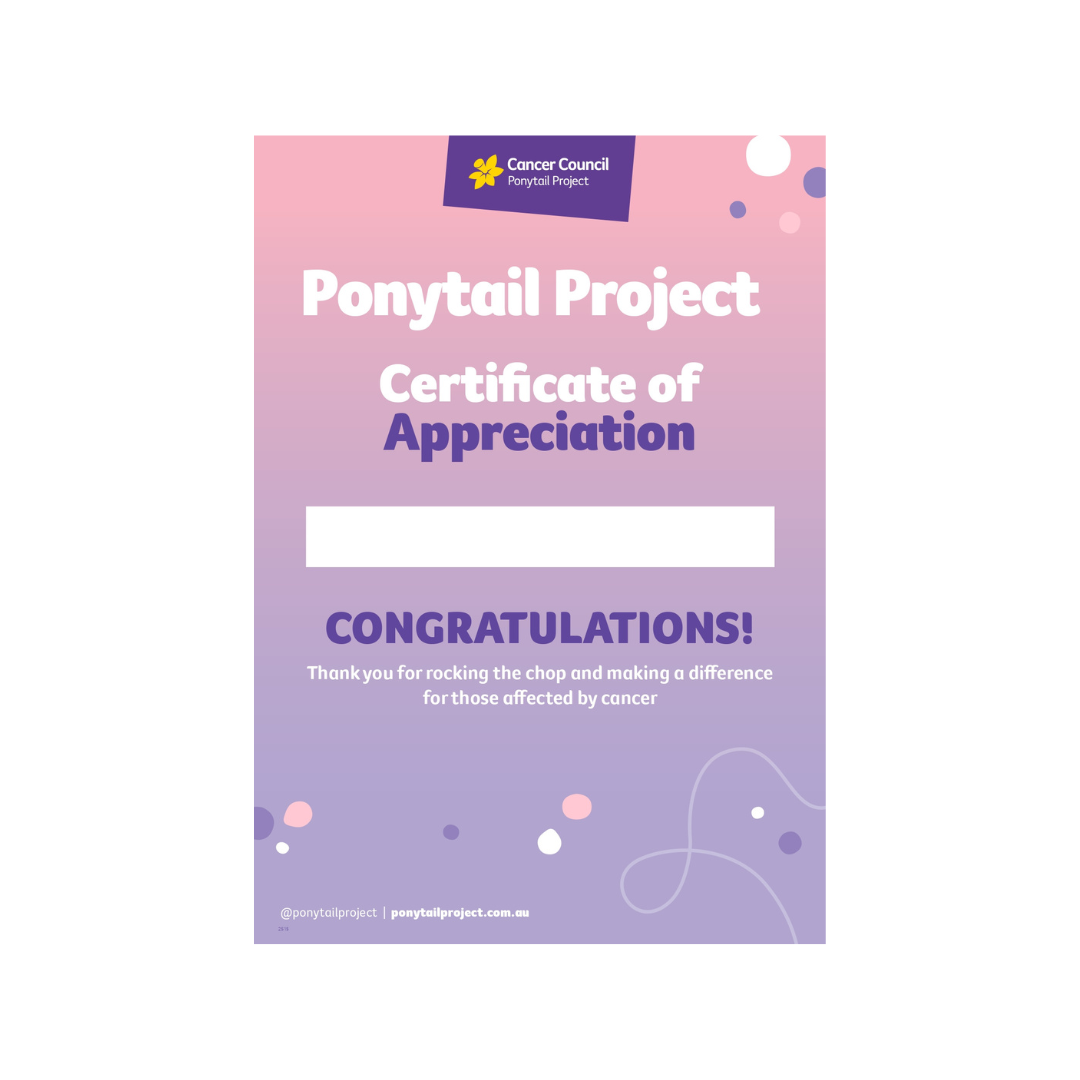Thank You Certificate