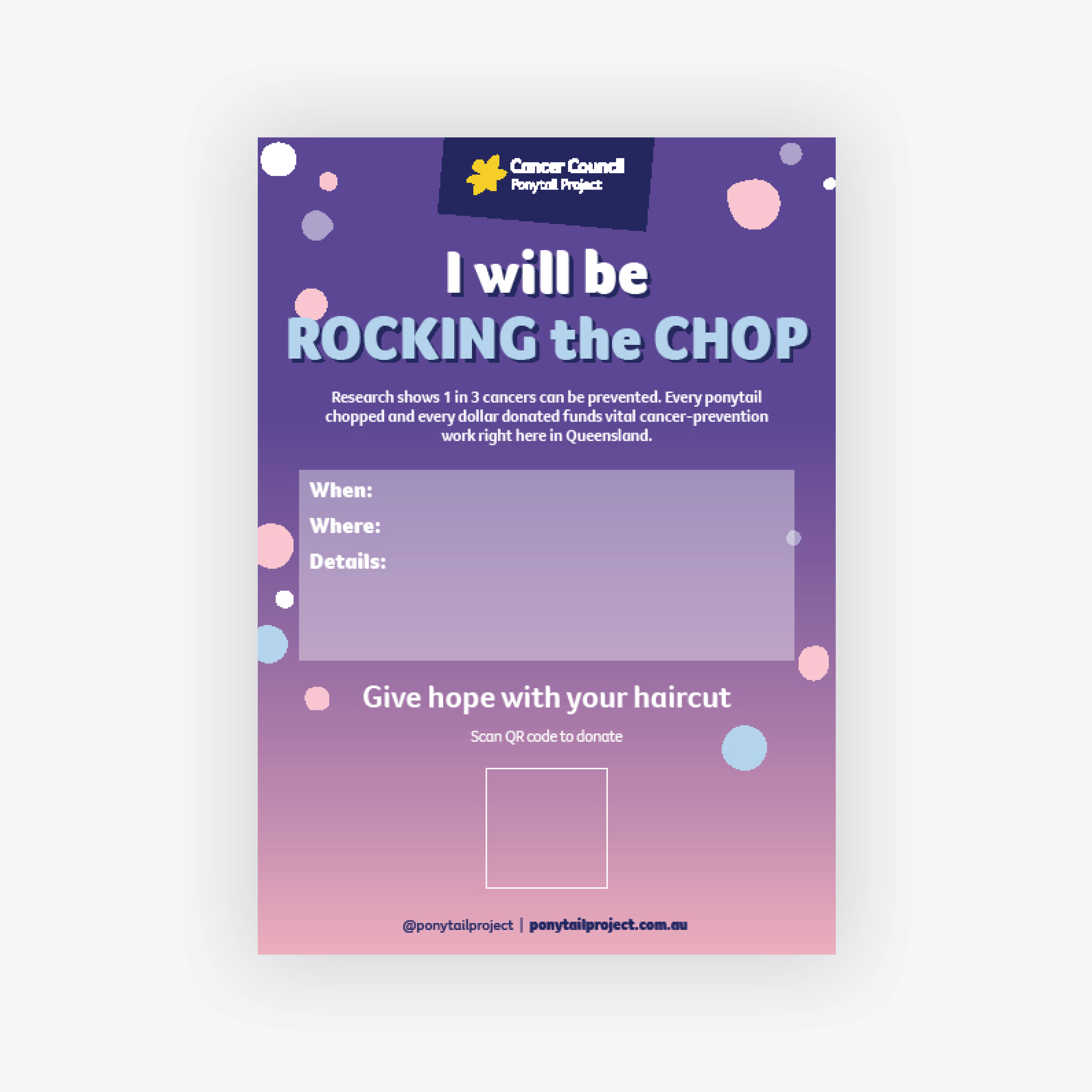 Chop Event Poster
